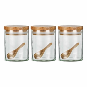 Izaan Spice Jars | Set of 3 heavy-duty garden utility cart with handle