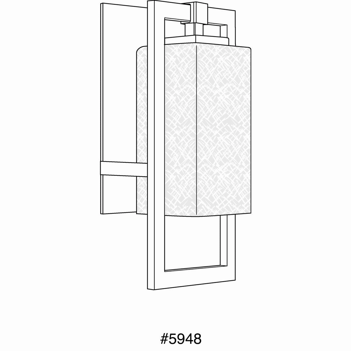 Jack One Light Wall Lantern Black