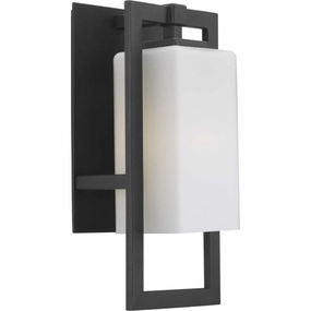 Jack One Light Wall Lantern BlackOutdoor wall sconces with motion sensor