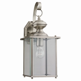 Jamestowne One Light Outdoor Wall Lantern Antique Brushed NickelOutdoor wall sconces with motion sensor