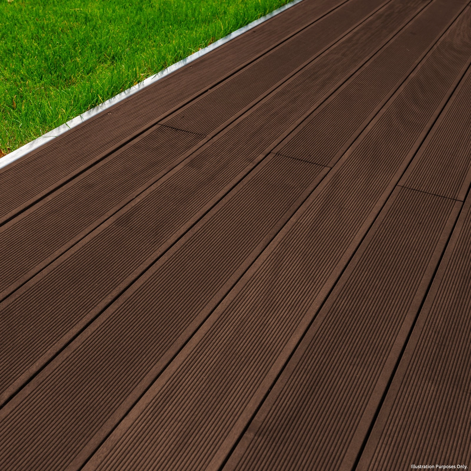Jard Composite Decking - 6 SQM - Conker Brown