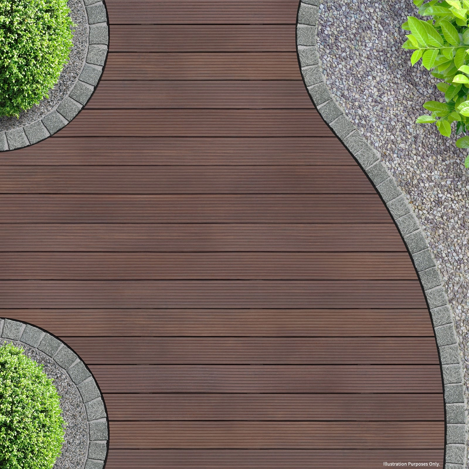 Jard Composite Decking - 7 SQM - Conker Brown