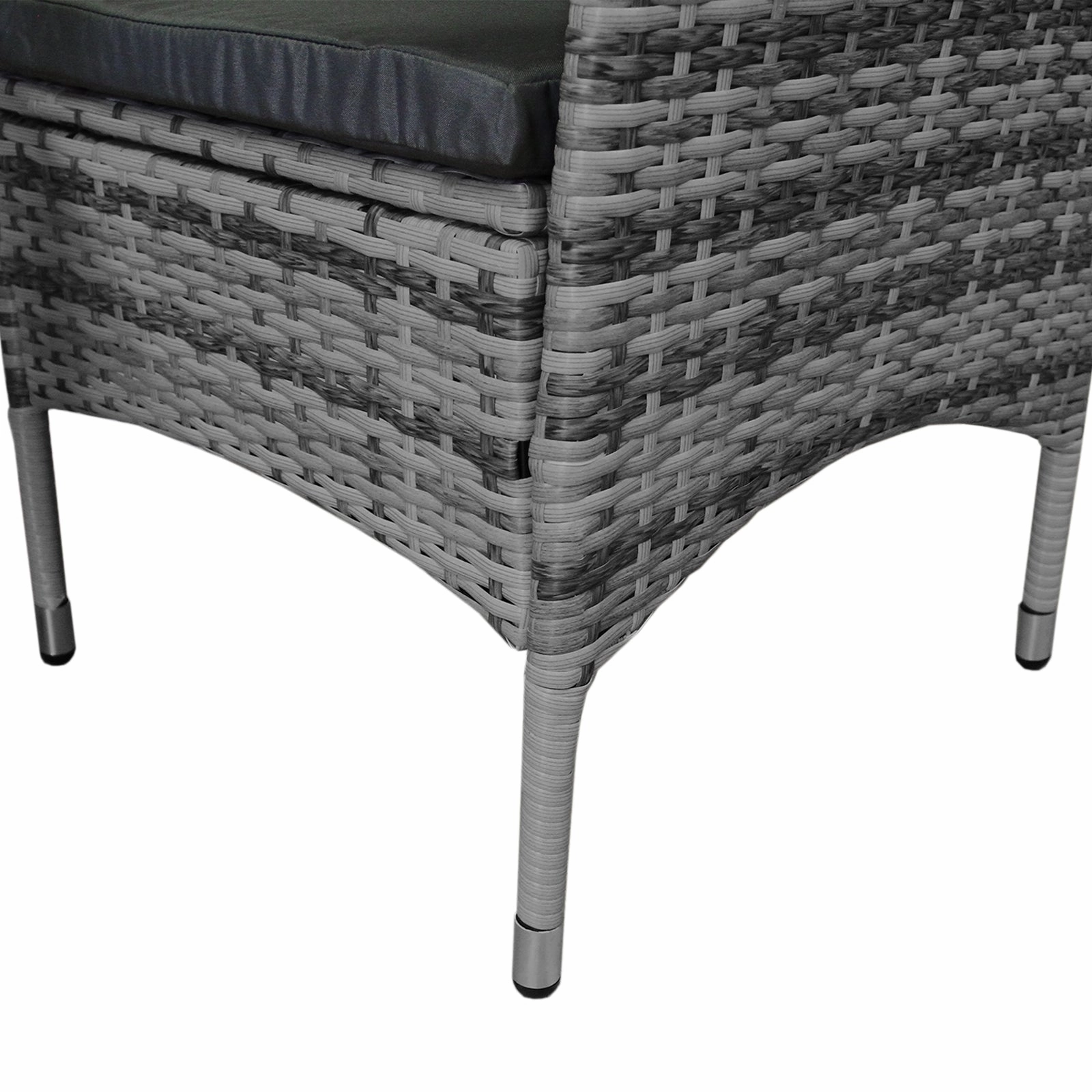 Jard Rattan Bistro Set Grey