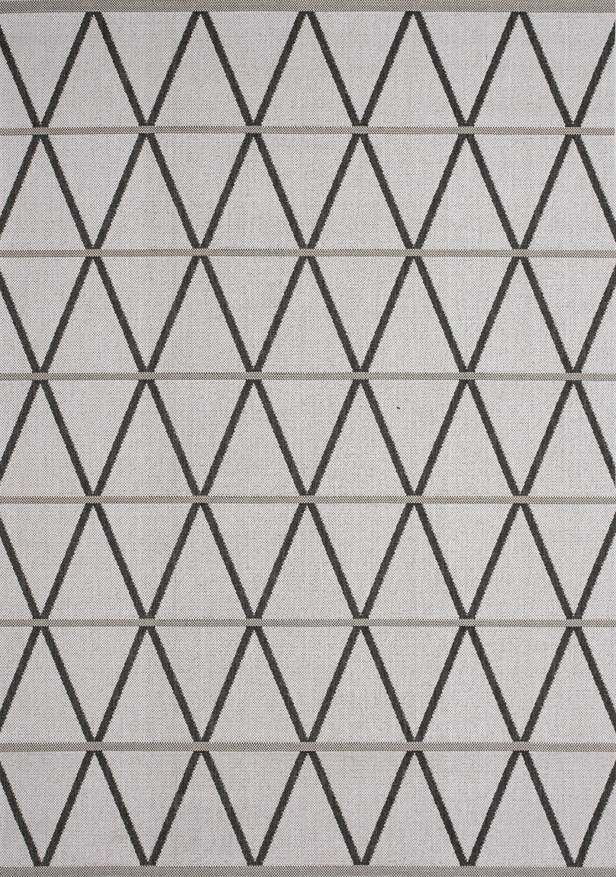 Jasper Trellis 5'3" X 7'7" Outdoor Area Rug - Greyoutdoor patio furniture set
