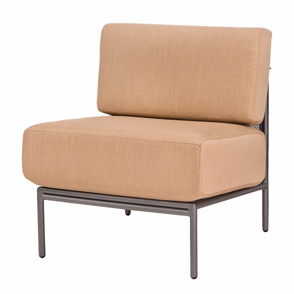 Jax Armless Sectional Unitoutdoor chair for garden and patio