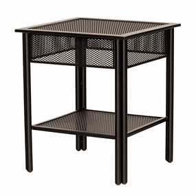Jax Iron Micro Mesh End Tableoutdoor coffee table for patio or lounge