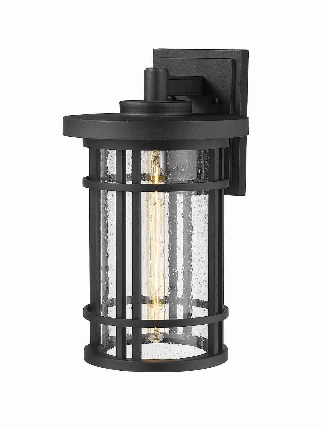 Jordan One Light Outdoor Wall Light Black