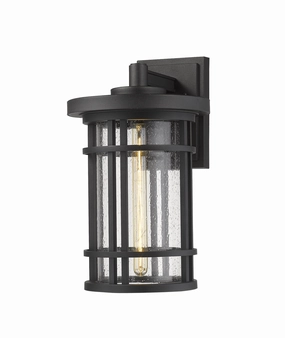 Jordan One Light Outdoor Wall Light BlackOutdoor wall sconces with motion sensor