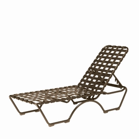 Kahana Cross Strap Chaise Loungealuminum alloy outdoor sofa set