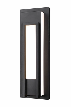 Keaton LED Outdoor Wall Mount BlackOutdoor wall sconces with motion sensor