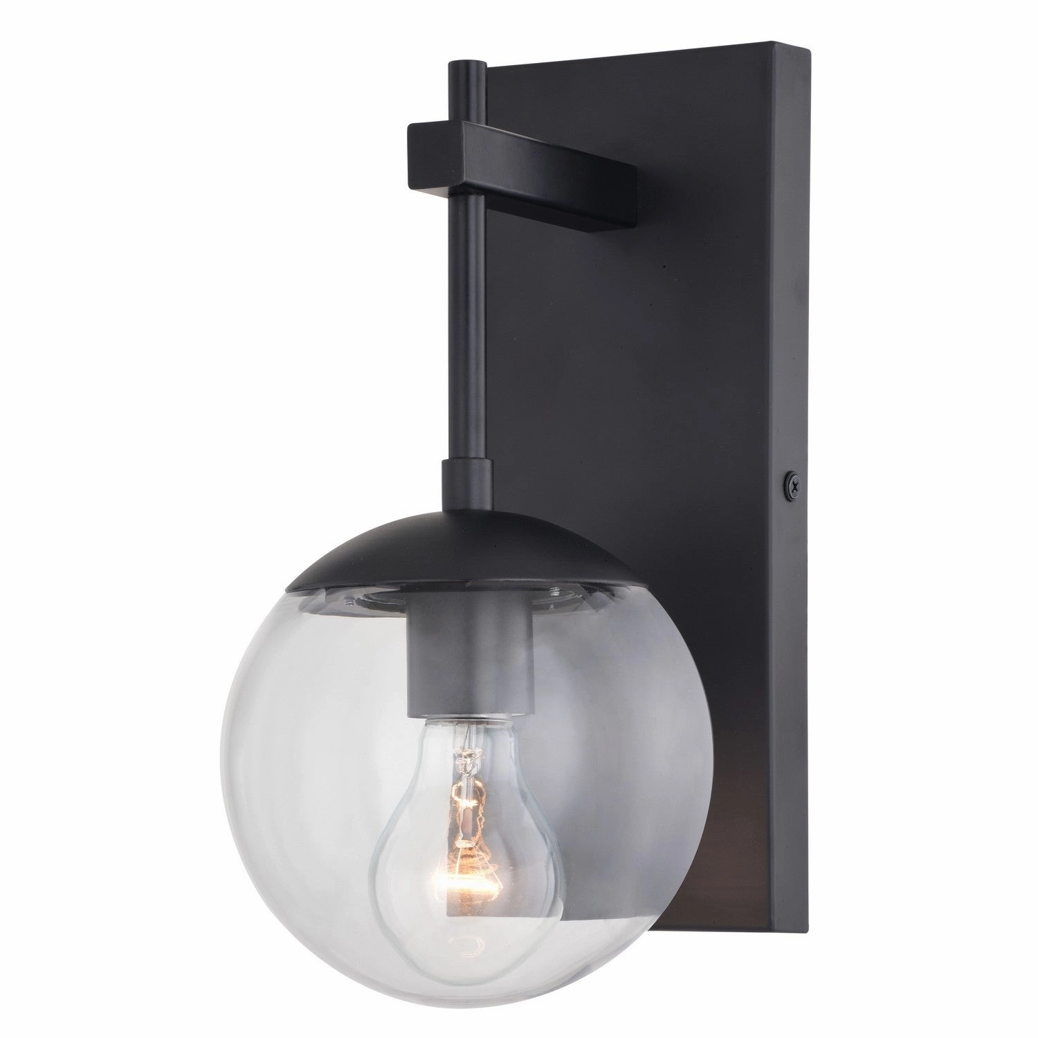 Keeler One Light Outdoor Wall Mount Matte BlackOutdoor wall sconces with motion sensor
