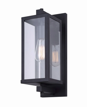 Kellan One Light Outdoor Wall Mount BlackOutdoor wall sconces with motion sensor