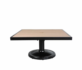 Kensington 32" Square Pedestal Coffee Tableoutdoor patio furniture set