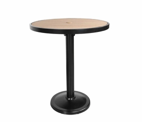 Kensington 36" Round Pedestal Bar Tableoutdoor patio dining furniture set