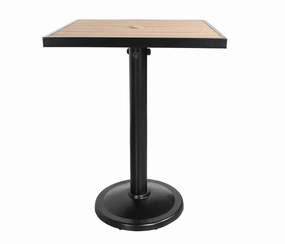 Kensington 36" Square Pedestal Bar Tableoutdoor patio dining furniture set