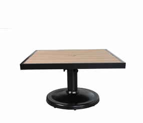 Kensington 36" Square Pedestal Coffee Tableoutdoor patio furniture set