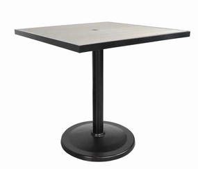 Kensington 42" Square Pedestal Balcony Tableoutdoor patio dining furniture set