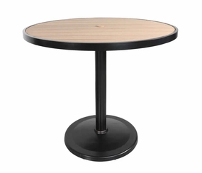 Kensington 48" Round Pedestal Bar Tableoutdoor patio dining furniture set