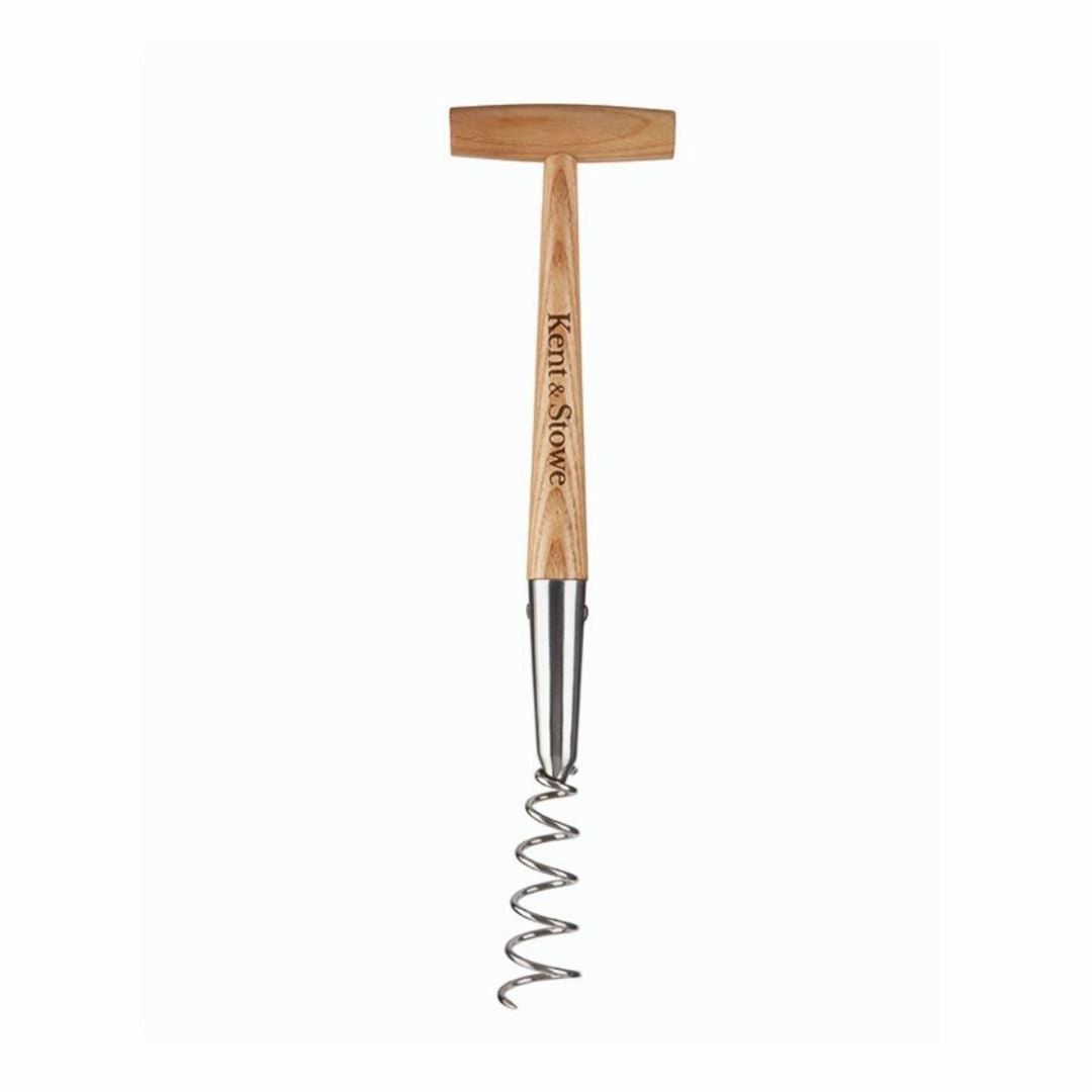Kent & Stowe Hand Corkscrew Weeder premium quality garden tool set with case