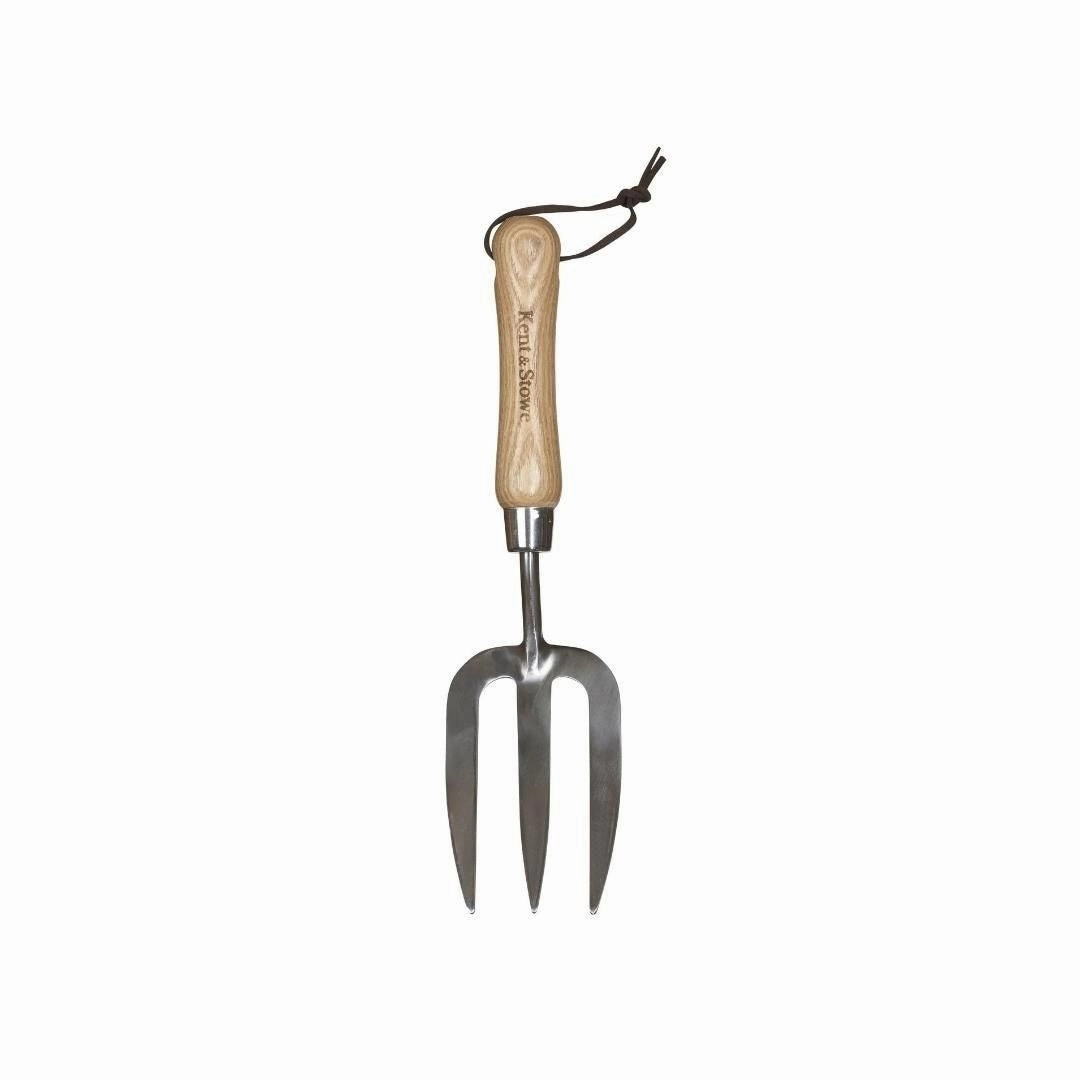 Kent & Stowe Hand Fork Stainless Steel premium quality garden tool set with case