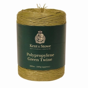 Kent & Stowe Polypropylene Green Twine premium quality garden tool set with case