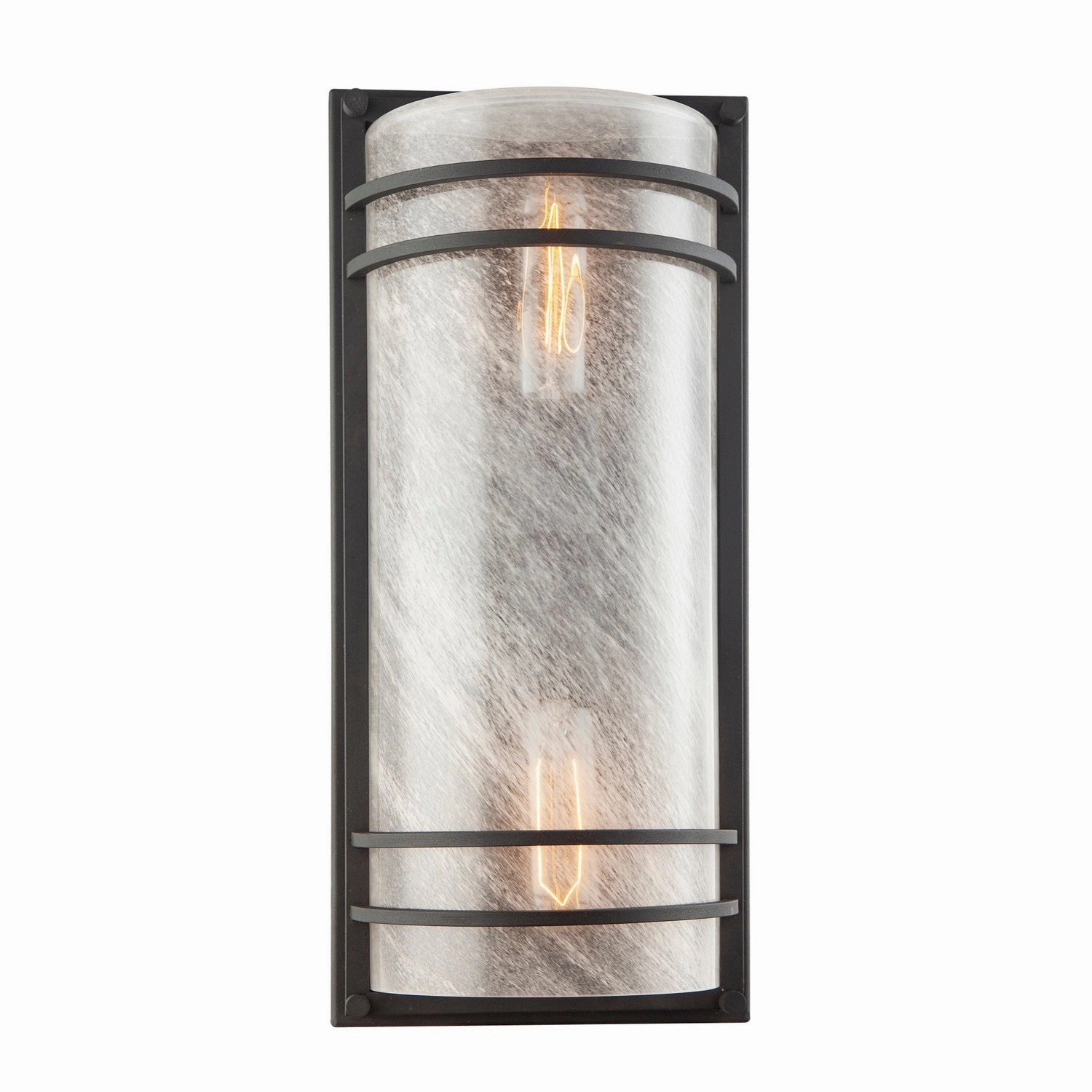 Keswick Two Light Outdoor Wall Sconce Black
