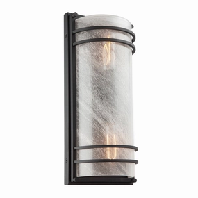 Keswick Two Light Outdoor Wall Sconce BlackOutdoor wall sconces with motion sensor