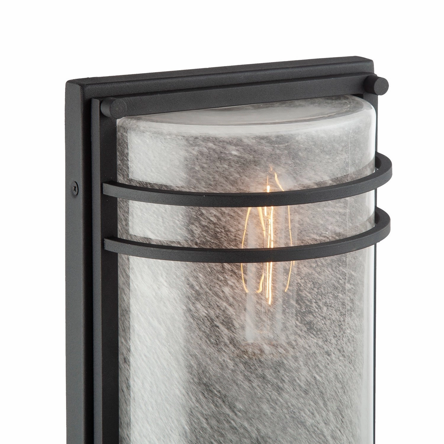 Keswick Two Light Outdoor Wall Sconce Black