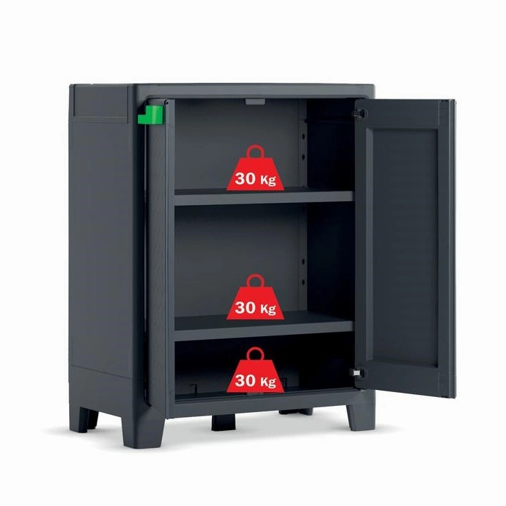 Keter Moby Outdoor Low Cabinet waterproof outdoor storage cabinet