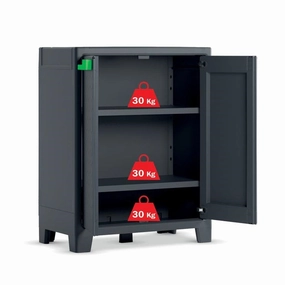 Keter Moby Outdoor Low Cabinet waterproof outdoor storage cabinet