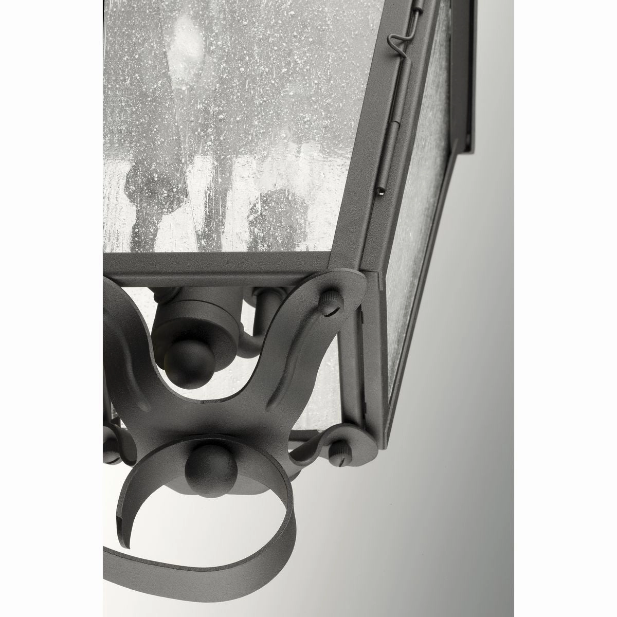 Kiawah One Light Wall Lantern Black