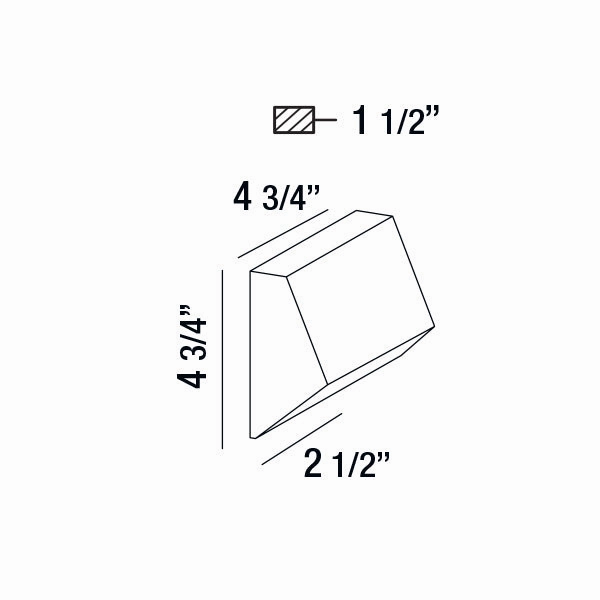 Kilo LED Outdoor Wall Mount Marine Grey