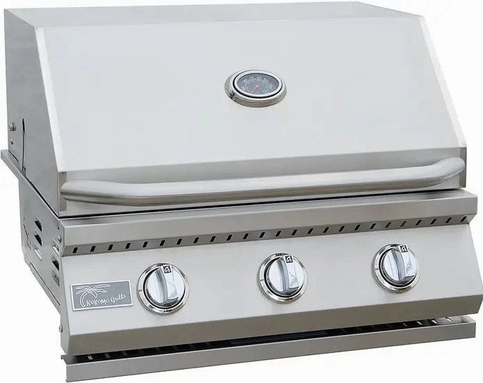 Kokomo Grills 26-inch 3 Burner Built-In BBQ Gas Grill - KO-BAK3BG large capacity charcoal BBQ grills