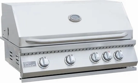 Kokomo Grills 32-inch 4 Burner Built-In BBQ Gas Grill with Back Burner - KO-BAK4BG large capacity charcoal BBQ grills
