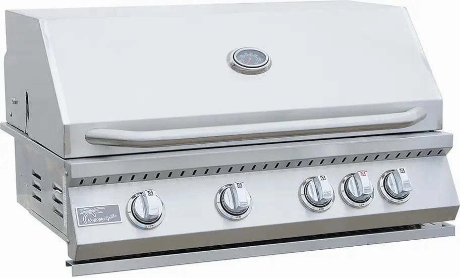 Kokomo Grills 32-inch 4 Burner Built-In BBQ Gas Grill with Back Burner - KO-BAK4BG professional outdoor BBQ grill set