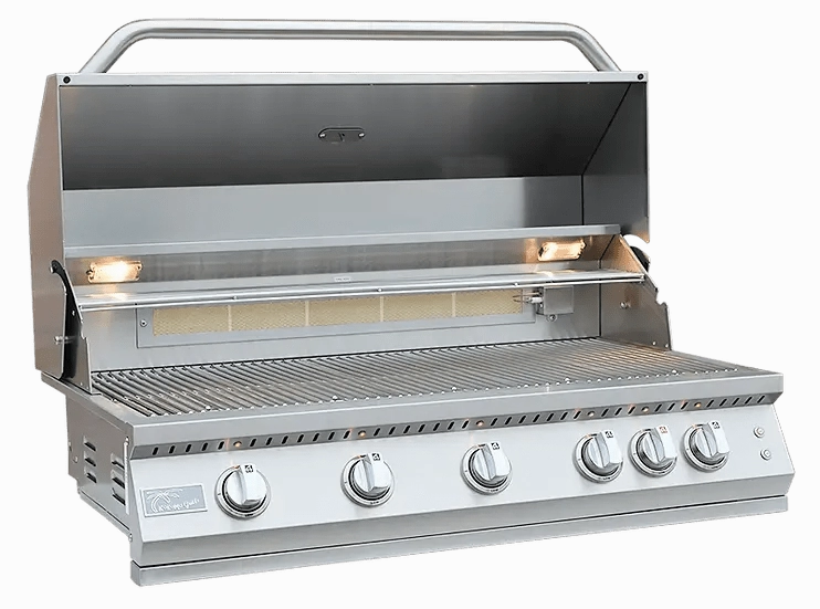 Kokomo Grills Professional 40-inch 5 Burner Built-In BBQ Gas Grill with Infrared Back Burner - KO-BAK5BG-PRO
