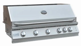 Kokomo Grills Professional 40-inch 5 Burner Built-In BBQ Gas Grill with Infrared Back Burner - KO-BAK5BG-PRO large capacity charcoal BBQ grills