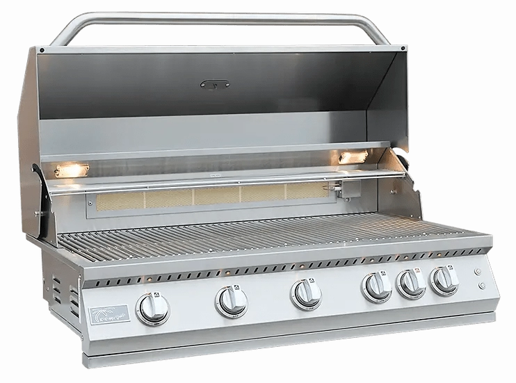 Kokomo Grills Professional 40-inch 5 Burner Built-In BBQ Gas Grill with Infrared Back Burner - KO-BAK5BG-PRO
