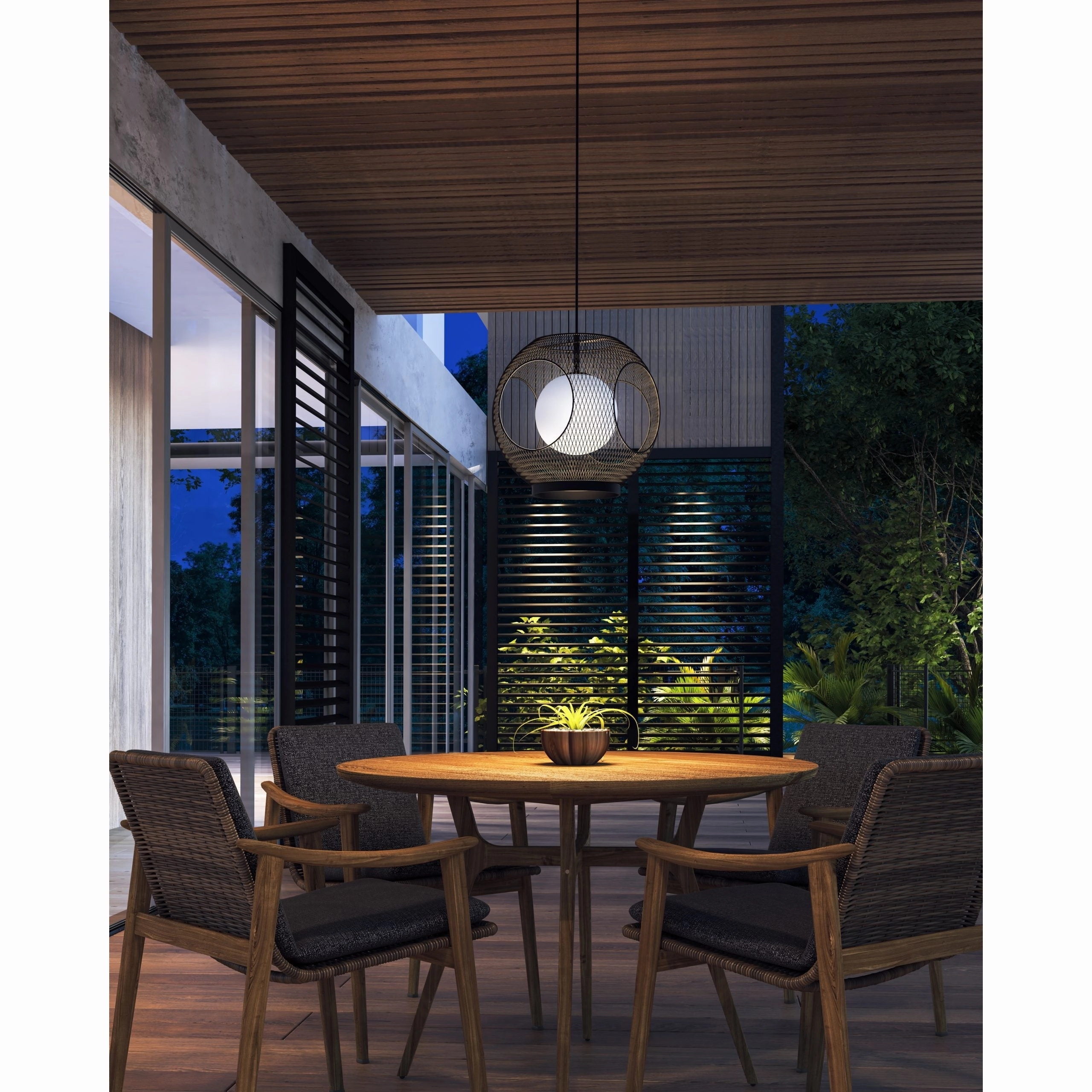 Kona 13" Exterior Pendant
