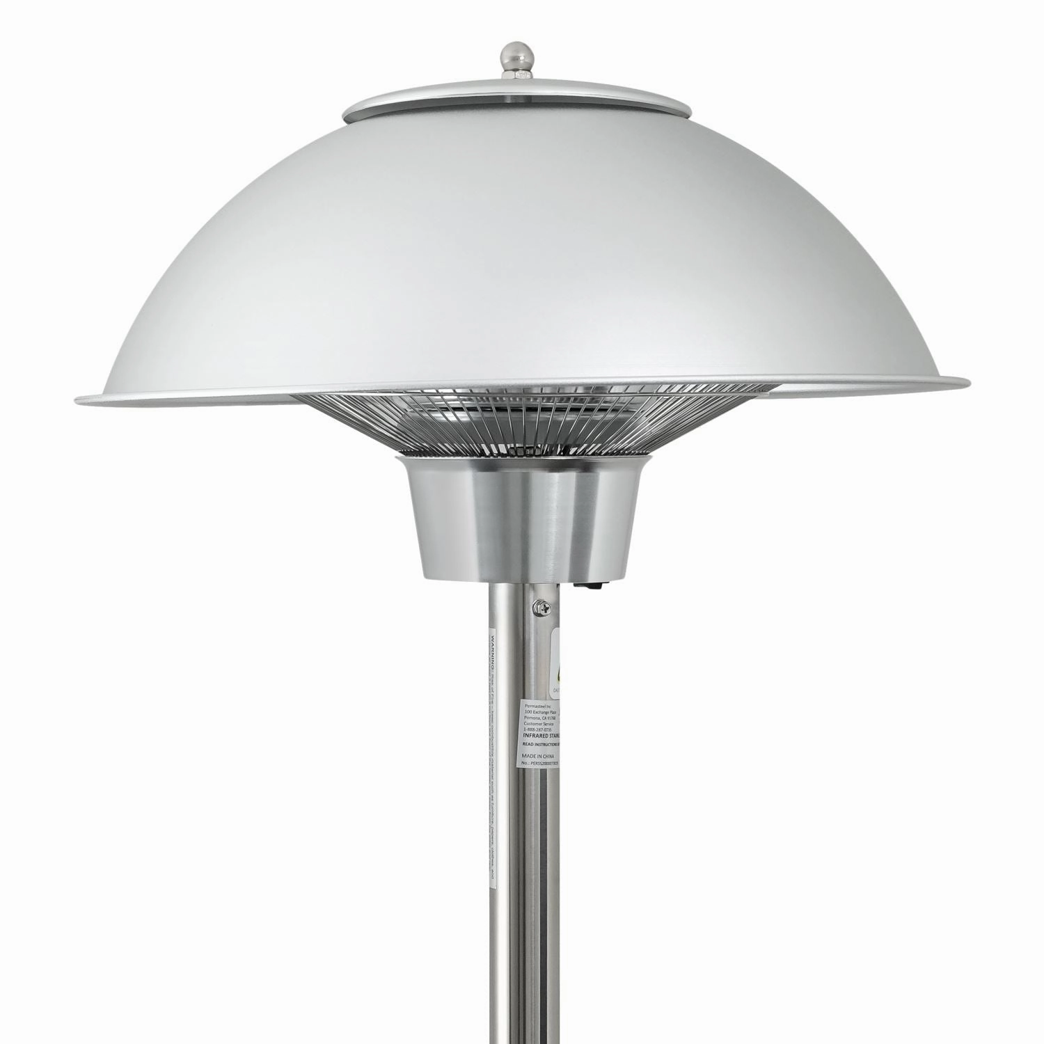 Koror 1500W (Permasteel) Stainless Steel Electric Patio Heater with Table
