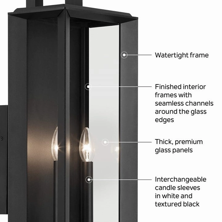 Kroft 24" 2-Light Outdoor Wall Light