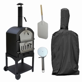 KuKoo Outdoor Pizza Oven & Cover luxury outdoor cooking system setup