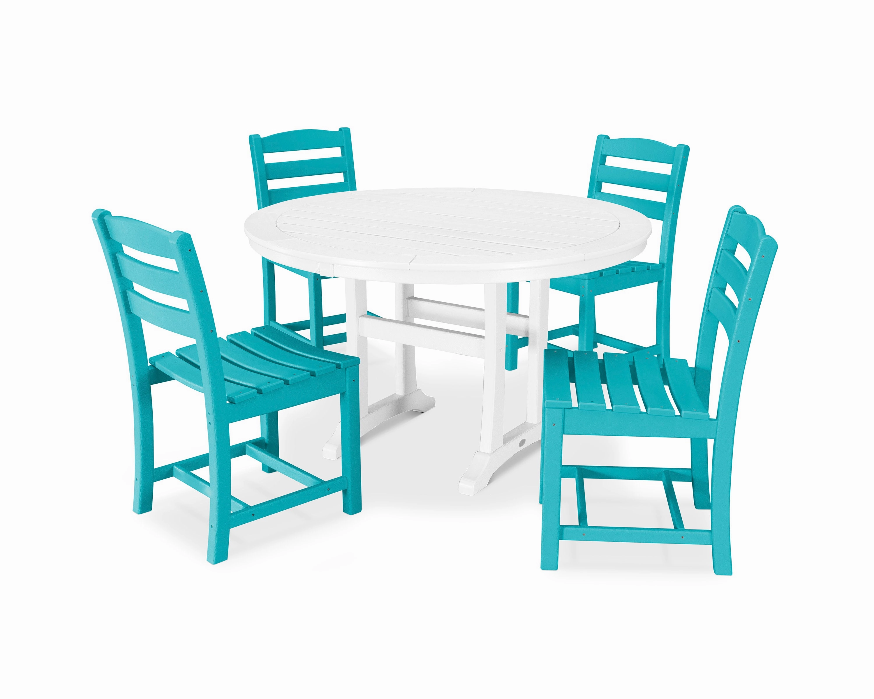 La Casa Caf 5-Piece Side Chair Dining Set