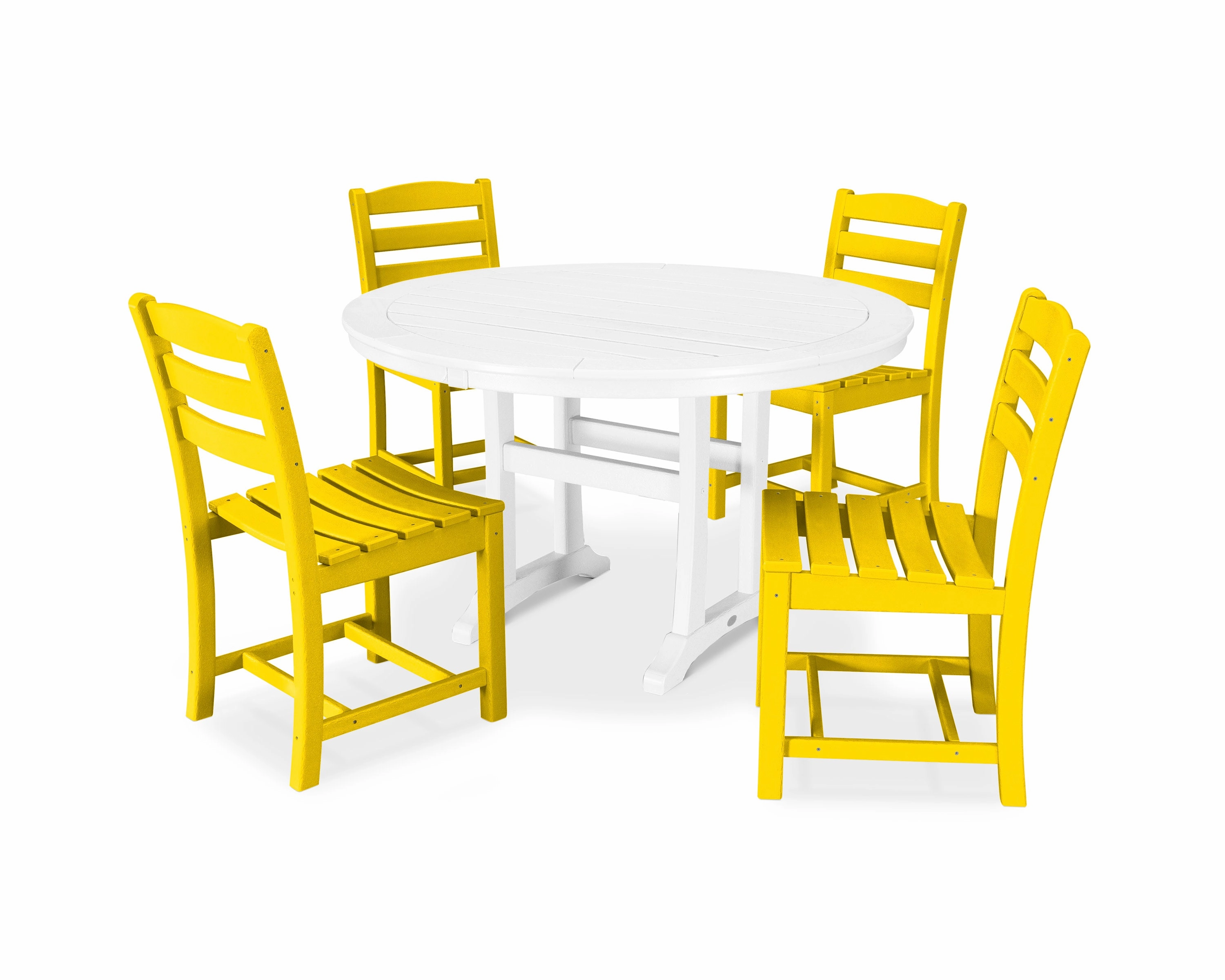 La Casa Caf 5-Piece Side Chair Dining Set