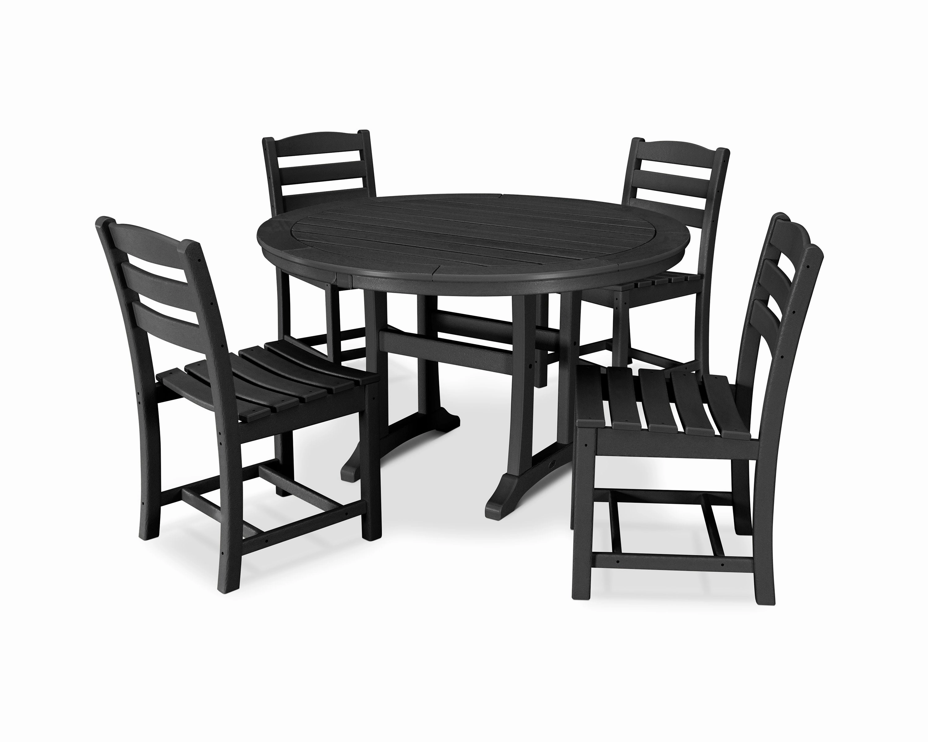 La Casa Caf 5-Piece Side Chair Dining Set
