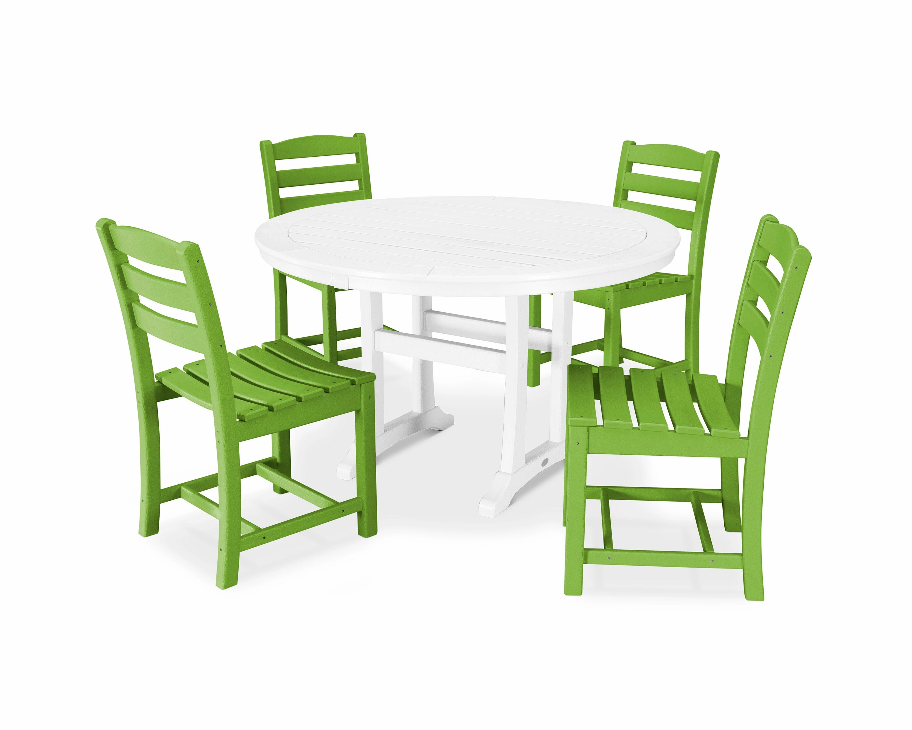 La Casa Caf 5-Piece Side Chair Dining Set