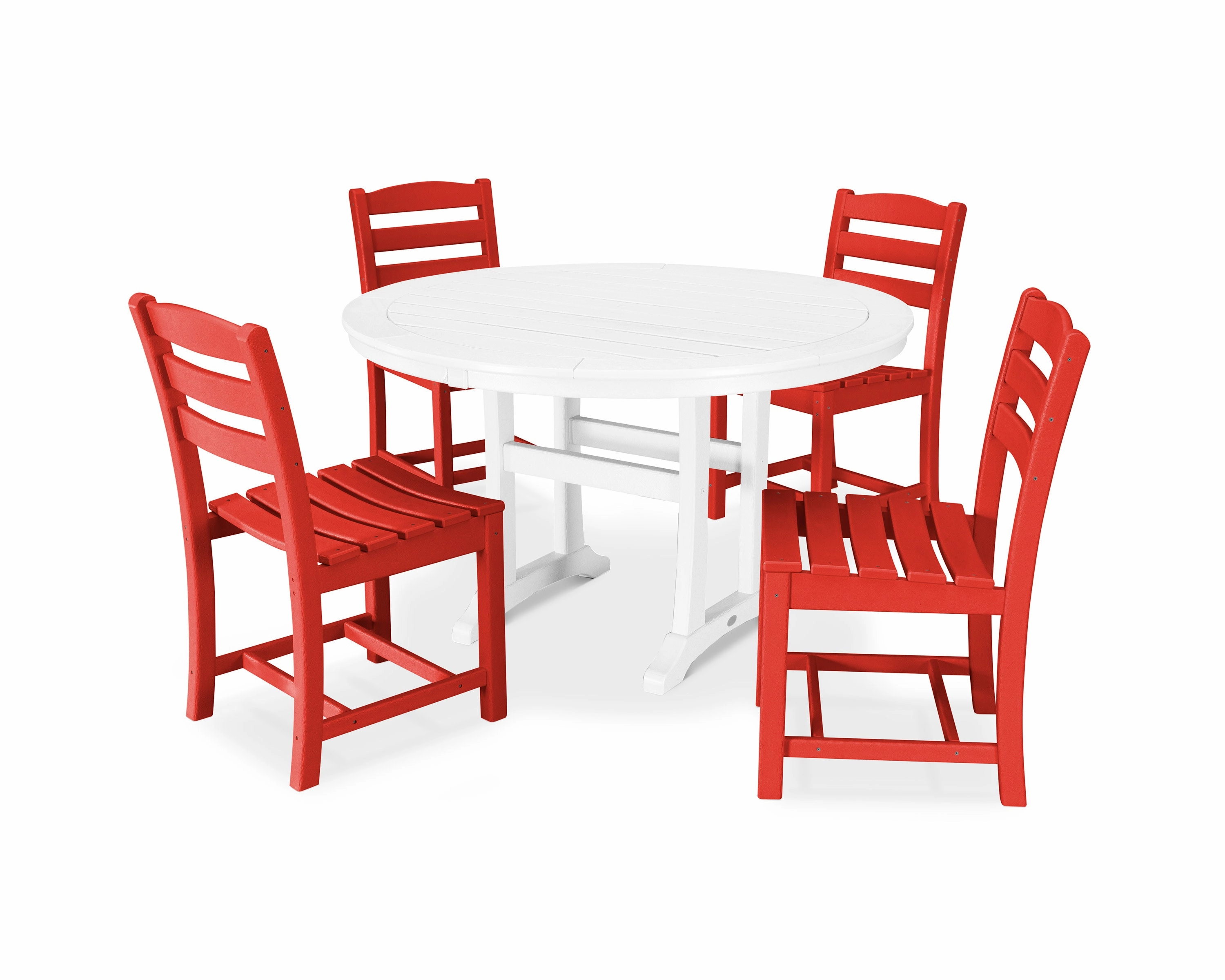 La Casa Caf 5-Piece Side Chair Dining Set