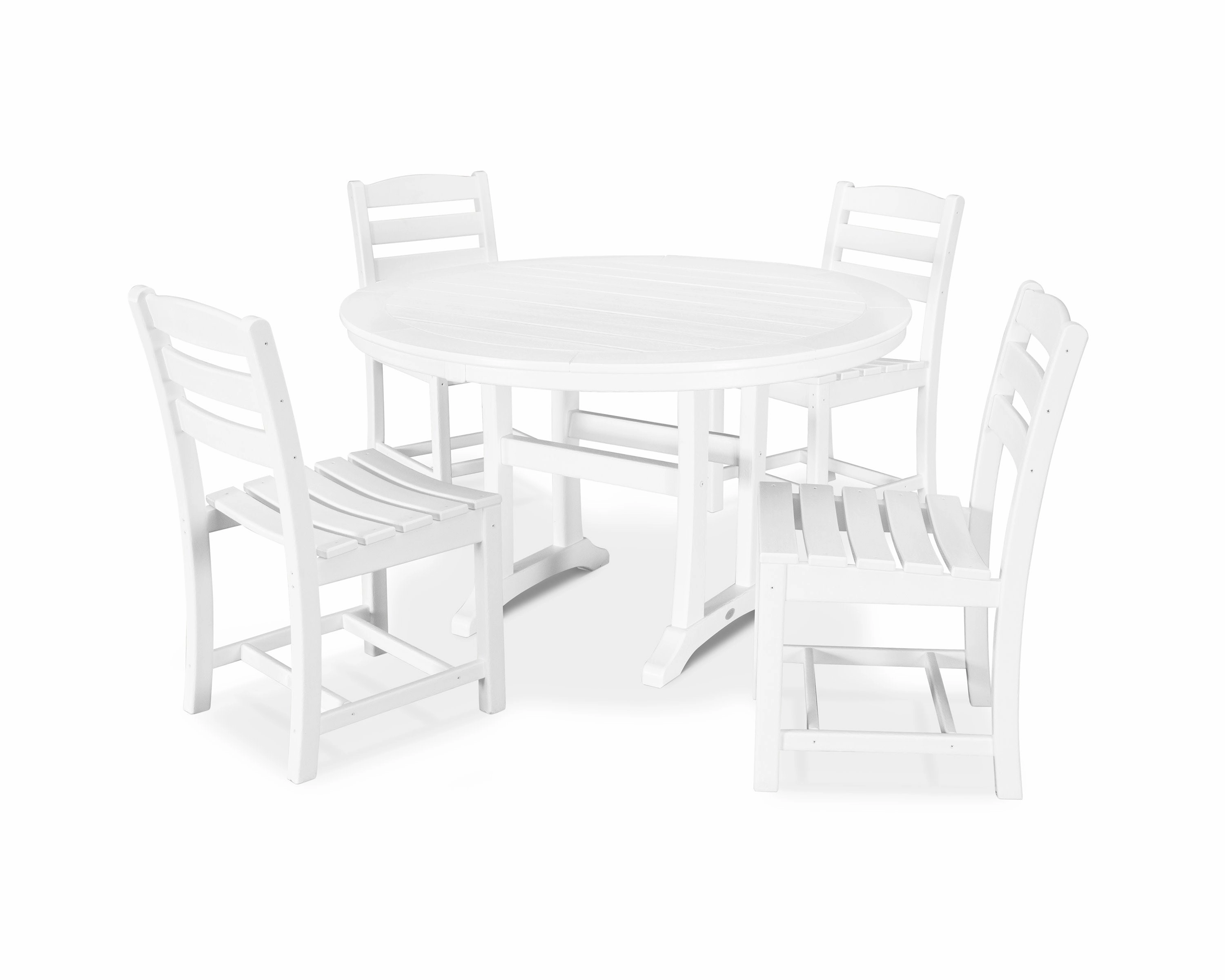 La Casa Caf 5-Piece Side Chair Dining Set