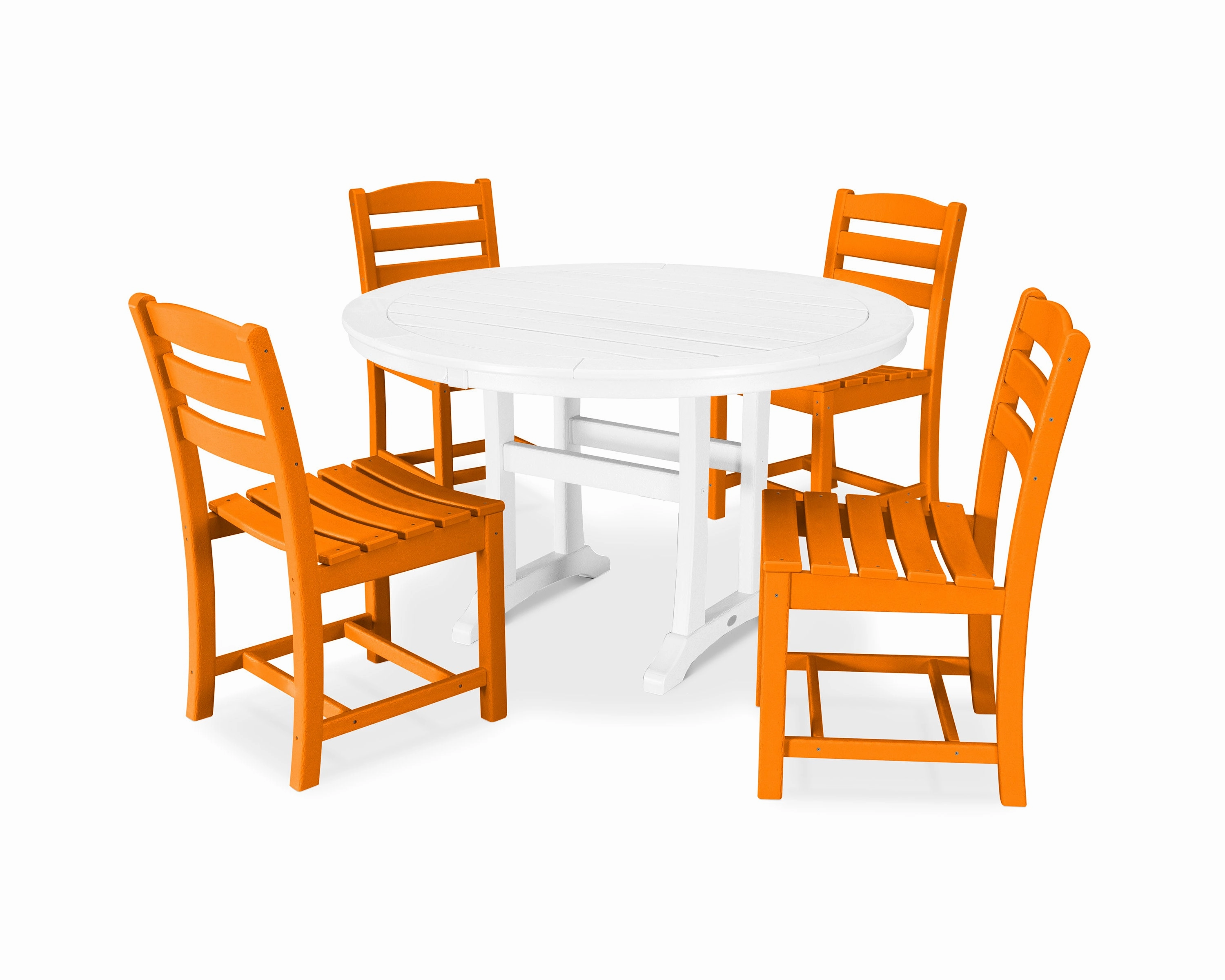 La Casa Caf 5-Piece Side Chair Dining Set
