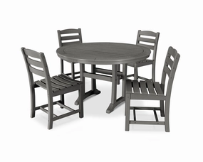 La Casa Caf 5-Piece Side Chair Dining Setoutdoor patio furniture set